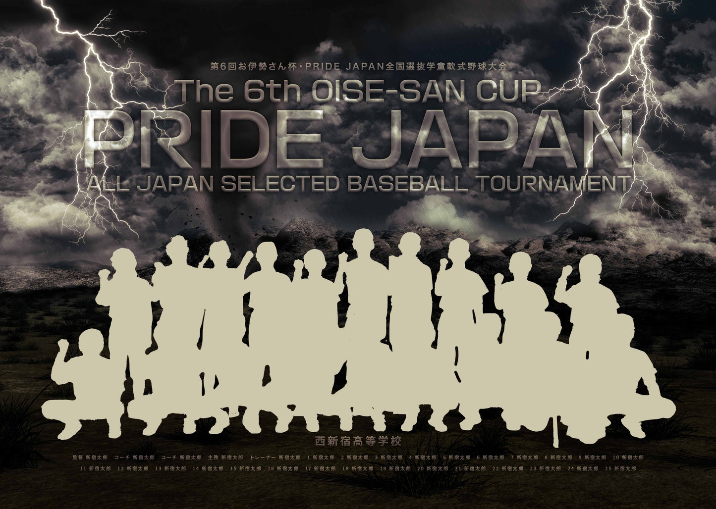 【グラフィックパネル】第6回お伊勢さん杯・PRIDE JAPAN全国選抜学童軟式野球大会（E1691351）